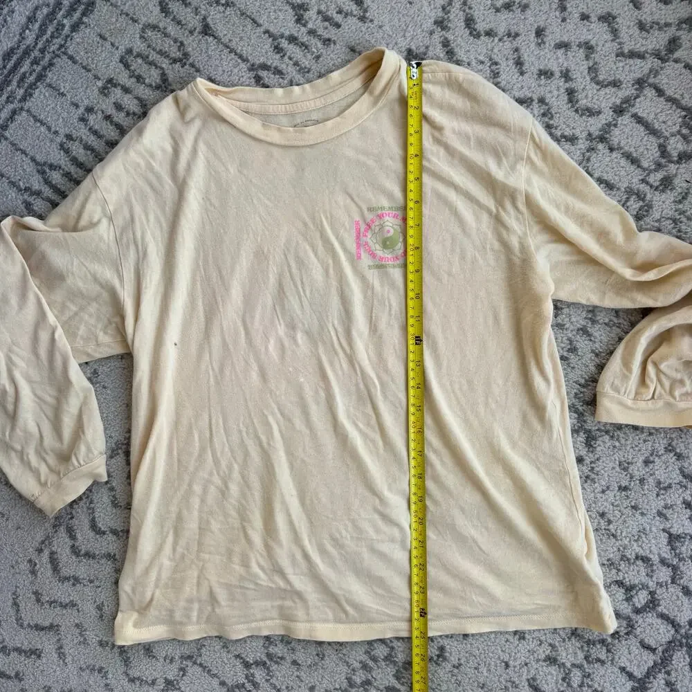 Billabong Free Your Mind - Long Sleeve T-Shirt for Women Sz XL - Picture 5 of 9